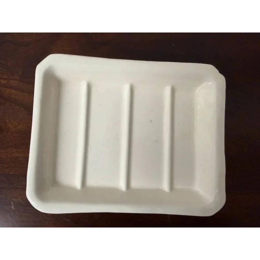 Vintage 1998 Tommy Hilfiger Ceramic Soap Dish Preppy Bathroom Decor